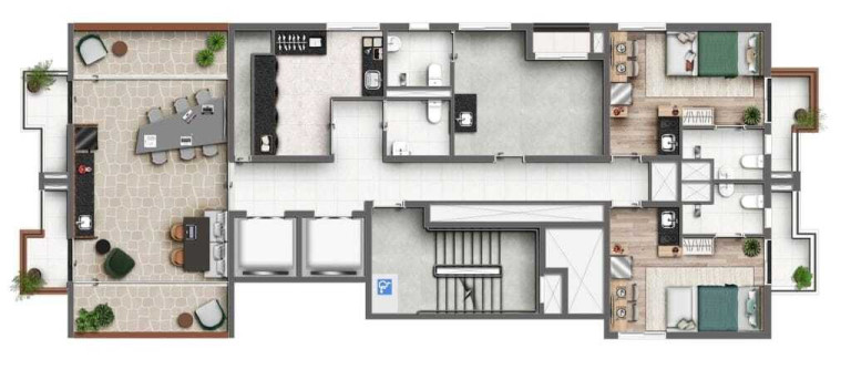 Imagem Apartamento com 1 Quarto à Venda, 56 m² em Moema - São Paulo