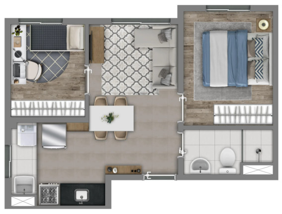 Imagem Imóvel com 2 Quartos à Venda, 36 m² em Vila Guilherme - São Paulo