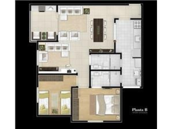 Imagem Imóvel com 3 Quartos à Venda, 68 m² em Parque Campolim - Sorocaba