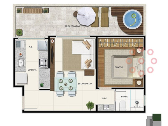 Imagem Apartamento com 1 Quarto à Venda, 15 m² em Sagrada Família - Belo Horizonte