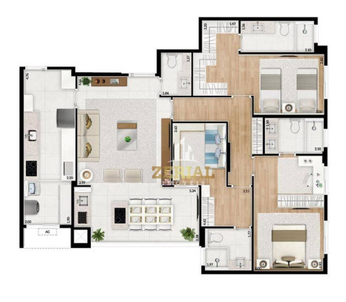 Imagem Apartamento com 4 Quartos à Venda, 119 m² em Santo Antônio - São Caetano Do Sul Imagem Apartamento com 4 Quartos à Venda, 119 m² em Santo Antônio - São Caetano Do Sul