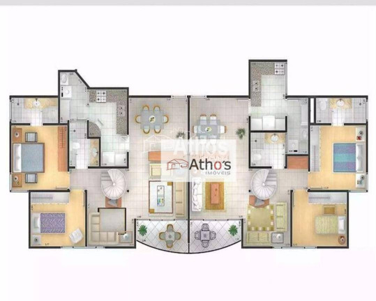 Imagem Cobertura com 3 Quartos à Venda, 160 m² em Torres Da Liberdade - Indaiatuba Imagem Cobertura com 3 Quartos à Venda, 160 m² em Torres Da Liberdade - Indaiatuba