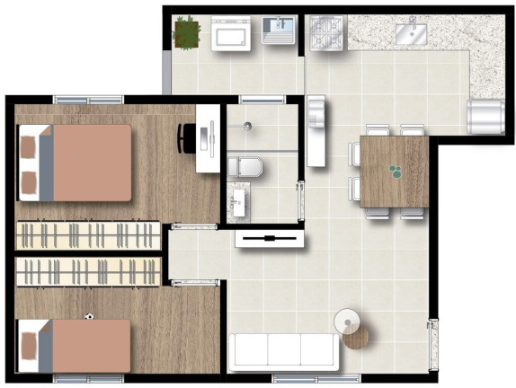 Imagem Apartamento com 2 Quartos à Venda, 44 m² em Vila Gumercindo - São Paulo Imagem Apartamento com 2 Quartos à Venda, 44 m² em Vila Gumercindo - São Paulo