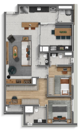 Imagem Apartamento com 3 Quartos à Venda, 248 m² em Perdizes - São Paulo Imagem Apartamento com 3 Quartos à Venda, 248 m² em Perdizes - São Paulo