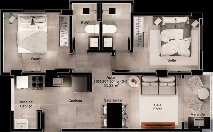 Imagem Apartamento com 3 Quartos à Venda, 66 m² em Intermares - Cabedelo Imagem Apartamento com 3 Quartos à Venda, 66 m² em Intermares - Cabedelo