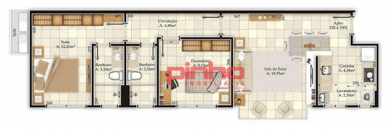 Imagem Apartamento com 2 Quartos à Venda, 67 m² em Centro - Florianópolis Imagem Apartamento com 2 Quartos à Venda, 67 m² em Centro - Florianópolis