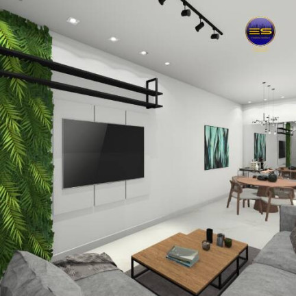 Apartamento com 2 Quartos à Venda, 63 m² em Canto Do Forte - Praia Grande