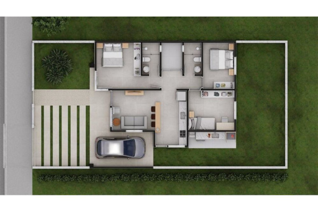 Imagem Casa com 3 Quartos à Venda,  em Bela Vista - Palhoça