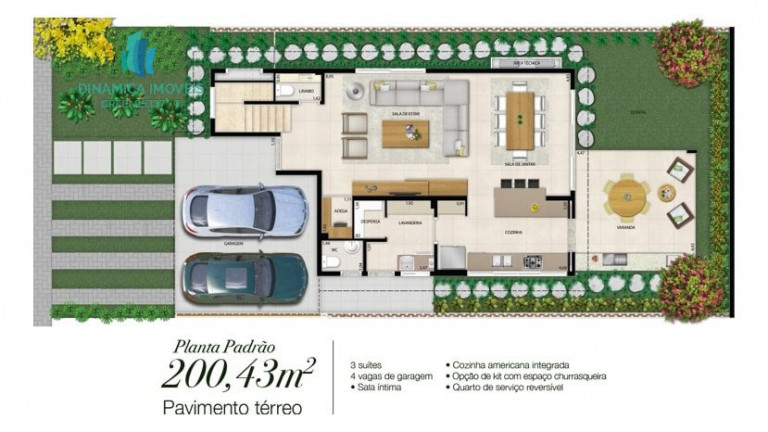 Imagem Casa com 4 Quartos à Venda, 200 m² em Sousas - Campinas Imagem Casa com 4 Quartos à Venda, 200 m² em Sousas - Campinas