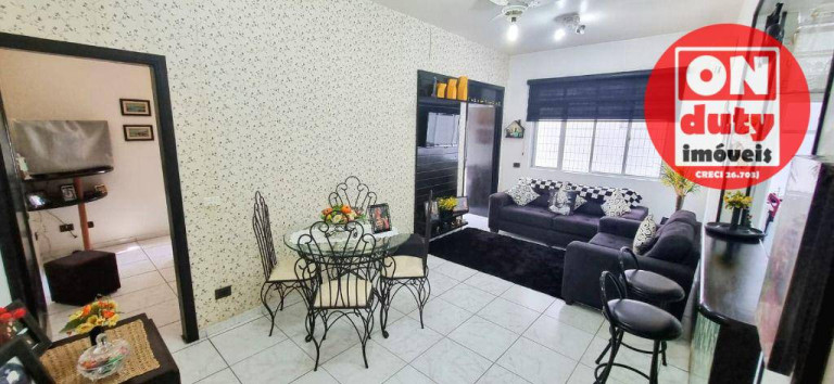 Apartamento com 1 Quarto à Venda, 55 m² em Boqueirão - Santos