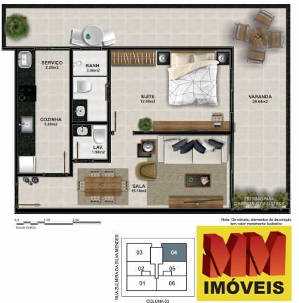 Imagem Apartamento com 1 Quarto à Venda, 60 m² em Braga - Cabo Frio Imagem Apartamento com 1 Quarto à Venda, 60 m² em Braga - Cabo Frio