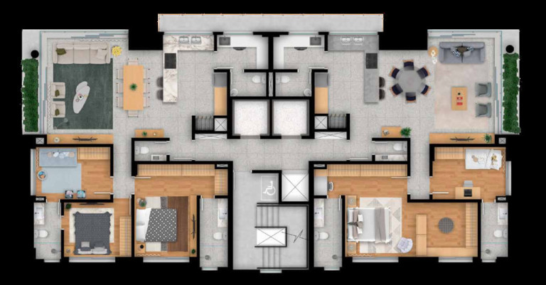 Imagem Apartamento com 3 Quartos à Venda, 123 m² em Mont Serrat - Porto Alegre Imagem Apartamento com 3 Quartos à Venda, 123 m² em Mont Serrat - Porto Alegre