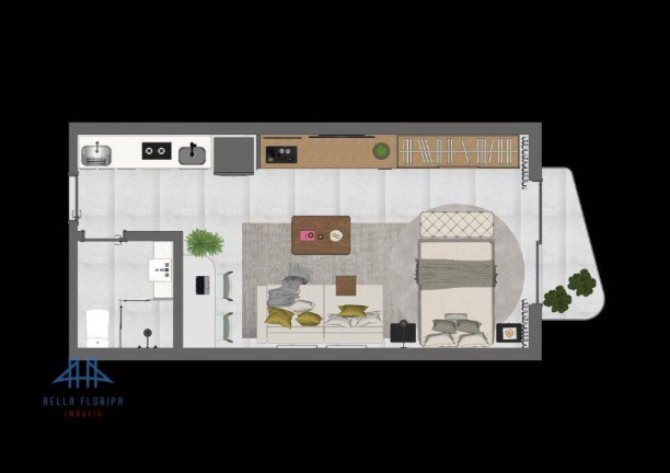 Imagem Studio com 1 Quarto à Venda, 31 m² em Santa Mônica - Florianópolis