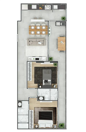 Imagem Apartamento com 2 Quartos à Venda, 84 m² em Forte - Praia Grande