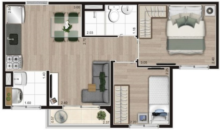 Imagem Apartamento com 2 Quartos à Venda, 37 m² em Vila Virgínia - São Paulo