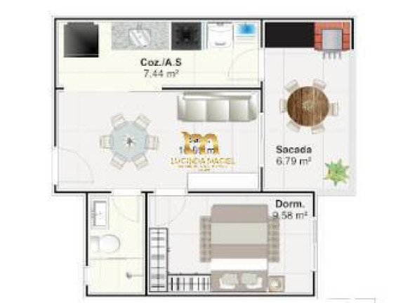 Imagem Apartamento com 2 Quartos à Venda, 63 m² em Mirim - Praia Grande