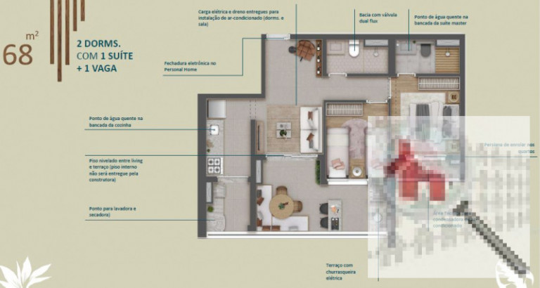 Imagem Apartamento com 2 Quartos à Venda, 68 m² em Tatuapé - São Paulo Imagem Apartamento com 2 Quartos à Venda, 68 m² em Tatuapé - São Paulo