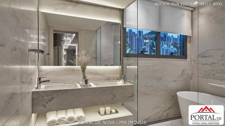 Imagem Apartamento com 4 Quartos à Venda, 199 m² em Vila Da Serra - Nova Lima