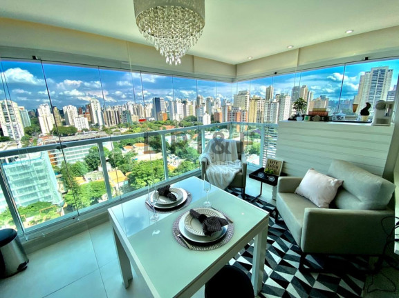 Imagem Apartamento com 1 Quarto à Venda, 58 m² em Brooklin - São Paulo Imagem Apartamento com 1 Quarto à Venda, 58 m² em Brooklin - São Paulo