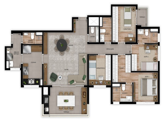 Imagem Apartamento com 4 Quartos à Venda, 234 m² em Vila Gilda - Santo André Imagem Apartamento com 4 Quartos à Venda, 234 m² em Vila Gilda - Santo André