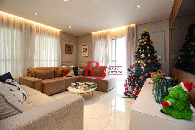 Imagem Apartamento com 4 Quartos à Venda, 234 m² em Embaré - Santos Imagem Apartamento com 4 Quartos à Venda, 234 m² em Embaré - Santos