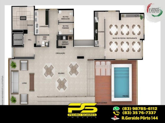 Imagem Apartamento com 1 Quarto à Venda, 51 m² em Jardim Oceania - João Pessoa Imagem Apartamento com 1 Quarto à Venda, 51 m² em Jardim Oceania - João Pessoa