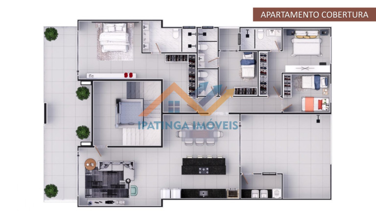 Imagem Apartamento com 4 Quartos à Venda, 220 m² em Veneza - Ipatinga Imagem Apartamento com 4 Quartos à Venda, 220 m² em Veneza - Ipatinga