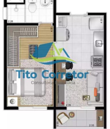 Imagem Apartamento com 1 Quarto à Venda, 26 m² em Chácara Santo Antônio (zona Sul) - São Paulo