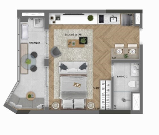 Imagem Imóvel com 1 Quarto à Venda, 37 m² em Centro - Osasco Imagem Imóvel com 1 Quarto à Venda, 37 m² em Centro - Osasco