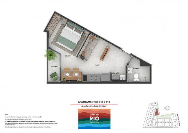 Imagem Studio com 1 Quarto à Venda, 3.123 m² em Centro - Rio De Janeiro