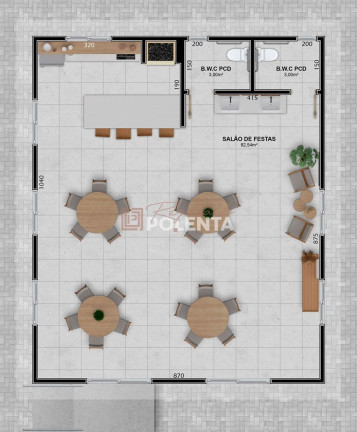 Imagem Apartamento com 2 Quartos à Venda, 46 m² em São Luís - Criciúma