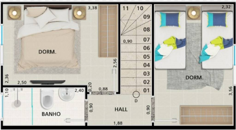 Imagem Sobrado com 2 Quartos à Venda, 54 m² em Vila Sonia - Praia Grande Imagem Sobrado com 2 Quartos à Venda, 54 m² em Vila Sonia - Praia Grande