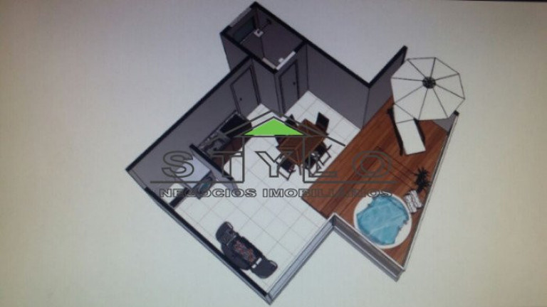 Imagem Cobertura com 2 Quartos à Venda, 80 m² em Jardim Alzira Franco - Santo André