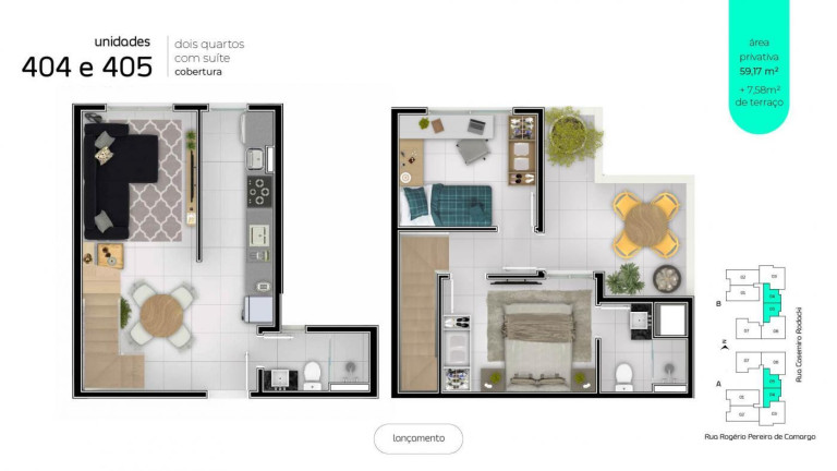 Imagem Apartamento com 2 Quartos à Venda, 49 m² em Campo Comprido - Curitiba Imagem Apartamento com 2 Quartos à Venda, 49 m² em Campo Comprido - Curitiba