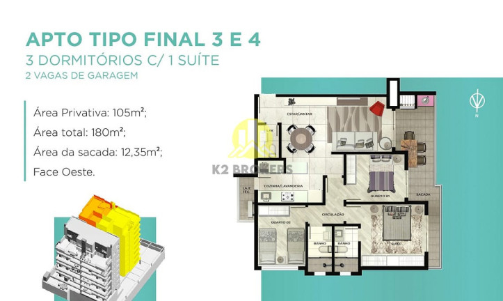 Imagem Apartamento com 3 Quartos à Venda, 105 m² em Praia Central - Guaratuba Imagem Apartamento com 3 Quartos à Venda, 105 m² em Praia Central - Guaratuba