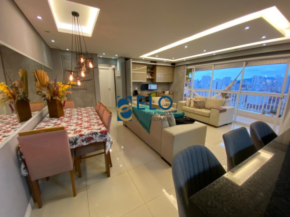 Imagem Apartamento com 3 Quartos à Venda, 96 m² em Encruzilhada - Santos Imagem Apartamento com 3 Quartos à Venda, 96 m² em Encruzilhada - Santos