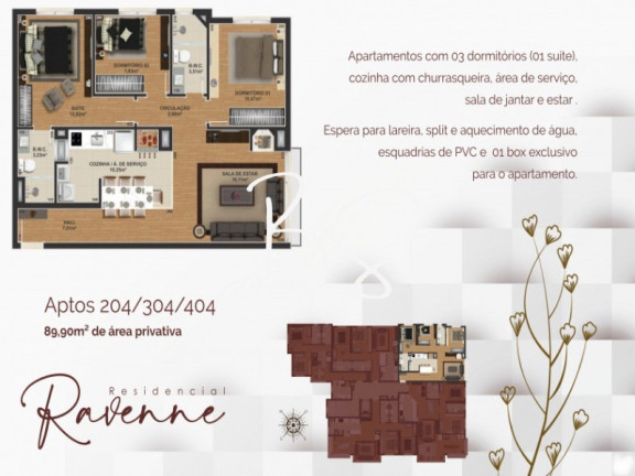 Imagem Apartamento com 3 Quartos à Venda, 89 m² em Floresta - Gramado Imagem Apartamento com 3 Quartos à Venda, 89 m² em Floresta - Gramado