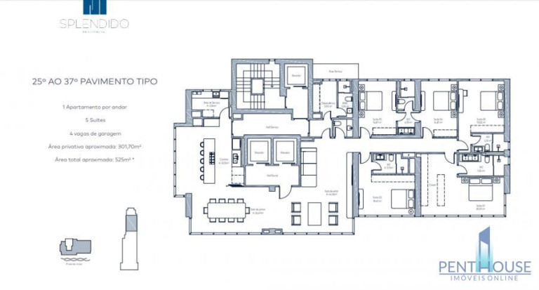 Imagem Apartamento com 4 Quartos à Venda, 215 m² em Centro - Balneário Camboriú