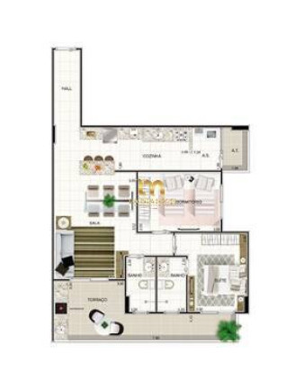 Imagem Apartamento com 2 Quartos à Venda, 76 m² em Mirim - Praia Grande
