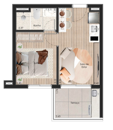 Imagem Loft com 1 Quarto à Venda, 24 m² em Saúde - São Paulo Imagem Loft com 1 Quarto à Venda, 24 m² em Saúde - São Paulo