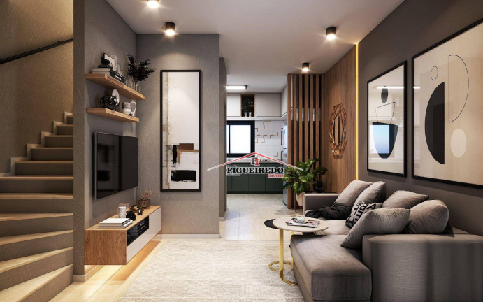 Imagem Sobrado com 2 Quartos à Venda, 94 m² em Canto Do Forte - Praia Grande Imagem Sobrado com 2 Quartos à Venda, 94 m² em Canto Do Forte - Praia Grande