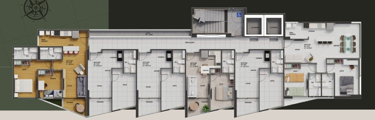 Imagem Apartamento com 2 Quartos à Venda, 74 m² em Espinheiro - Recife