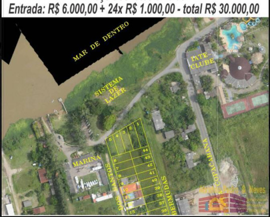 Imagem Terreno à Venda, 250 m² em Balneário Monte Carlo - Ilha Comprida Imagem Terreno à Venda, 250 m² em Balneário Monte Carlo - Ilha Comprida