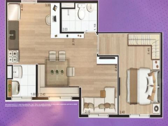 Imagem Apartamento com 2 Quartos à Venda, 35 m² em Vila Ré - São Paulo