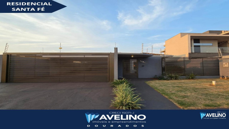 Casa com 3 Quartos à Venda, 168 m² em Santa Fé - Dourados
