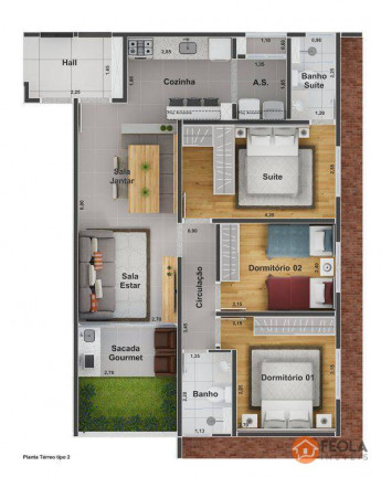 Imagem Apartamento com 3 Quartos à Venda, 73 m² em Jardim São Domingos - Americana Imagem Apartamento com 3 Quartos à Venda, 73 m² em Jardim São Domingos - Americana