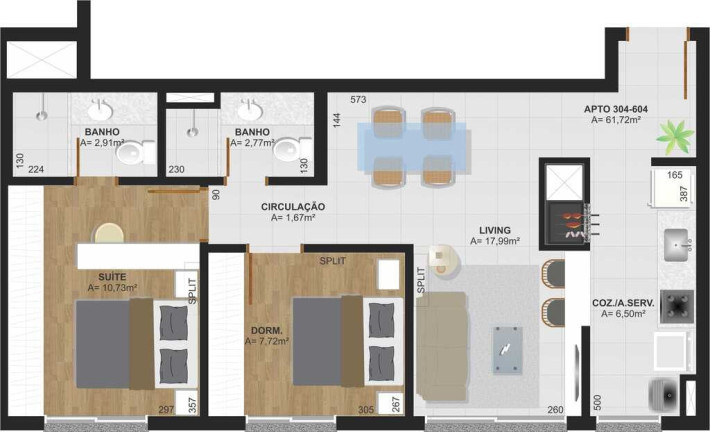 Imagem Imóvel com 2 Quartos à Venda, 61 m² em Menino Deus - Porto Alegre Imagem Imóvel com 2 Quartos à Venda, 61 m² em Menino Deus - Porto Alegre