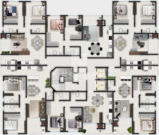 Imagem Apartamento com 1 Quarto à Venda, 63 m² em Tabuleiro - Camboriu Imagem Apartamento com 1 Quarto à Venda, 63 m² em Tabuleiro - Camboriu