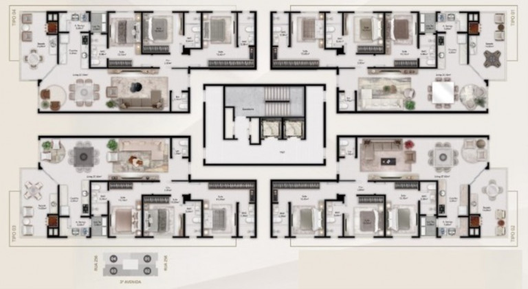 Imagem Imóvel com 4 Quartos à Venda, 281 m² em Meia Praia - Itapema Imagem Imóvel com 4 Quartos à Venda, 281 m² em Meia Praia - Itapema