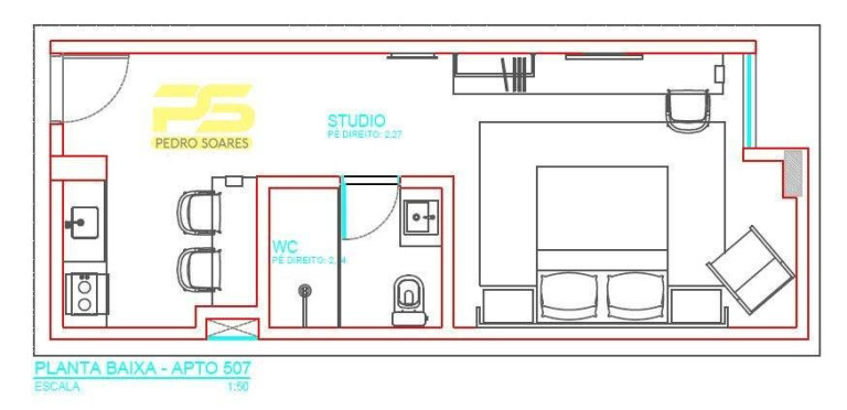 Imagem Apartamento com 1 Quarto à Venda, 32 m² em Cabo Branco - João Pessoa Imagem Apartamento com 1 Quarto à Venda, 32 m² em Cabo Branco - João Pessoa
